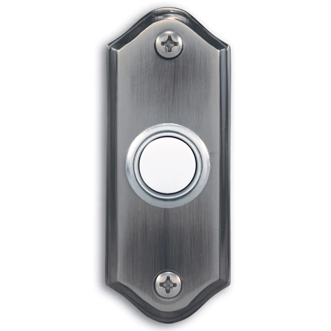 Door Bell Button, Antique Bronze