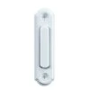 Globe Electric Globe White Metal Lighted Wired Doorbell Push Button