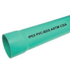 Ipex Solid PVC 4-in X 10-ft Sewer Pipe