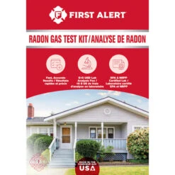 First Alert Radon Test Kit - Single Use - EPA Listed