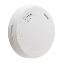 First Alert Slim Battery-Operated Smoke Alarm - Photoelectric - 85 DB - White