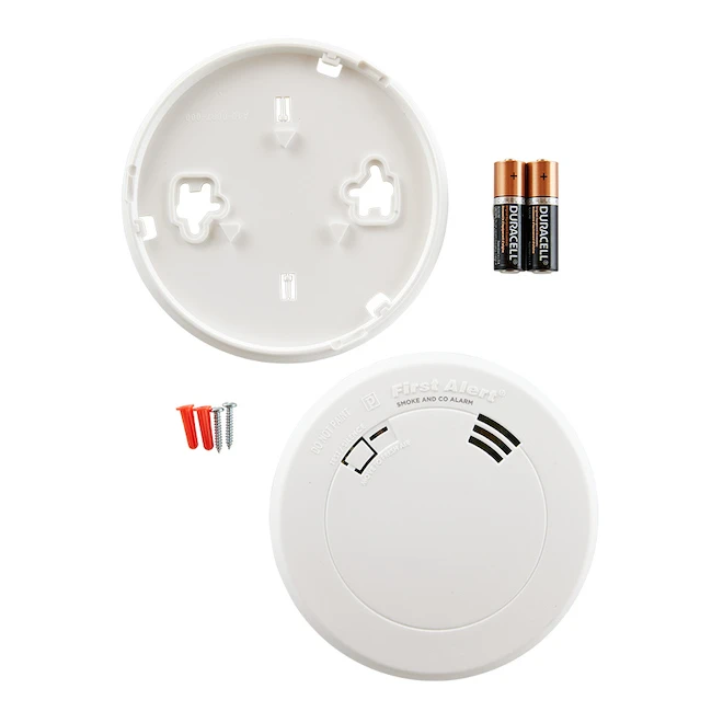 First Alert Smoke And Carbon Monoxide Alarm With Voice Alert - Plastic - White - Image 4