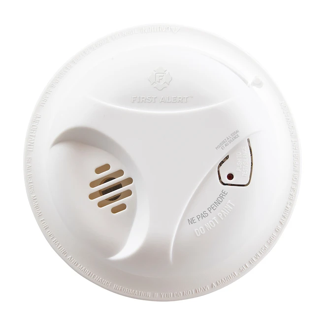 First Alert Ionization Smoke Alarm - Battery Operated - 85 DB - White - Image 2