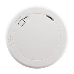 First Alert Slim Smoke Alarm With 10-Year Battery - Photoelectric - Plastic -White