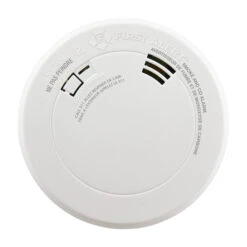 First Alert Smoke And Carbon Monoxide Detector With Voice Alert And 10-Year Battery - Plastic - White