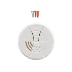 First Alert Basic Smoke Alarm With Battery - 85 DB - White
