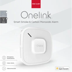 First Alert Onelink Smart Smoke And Carbon Monoxide Alarm - Hardwired - Plastic - White