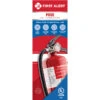First Alert Rechargeable Heavy-Duty Fire Extinguisher - 10.2-lb - Metal - Red