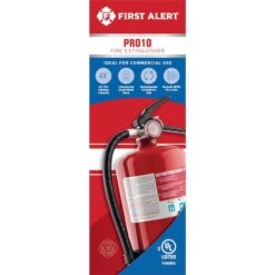 First Alert Rechargeable Fire Extinguisher Heavy-Duty Commercial 10 Lb