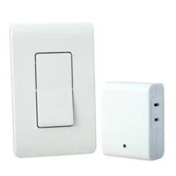 Woods Indoor Wireless Control With Remote Wall Switch