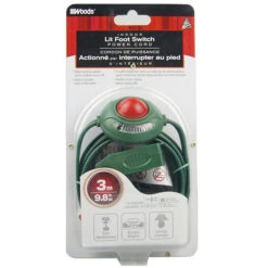 Woods Extension Cord With Foot Switch - 9.8'