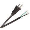 Southwire Replacement Indoor Power Cord - 14/3 - 9-ft - Black