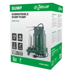 Zoeller Pro 1/3-HP Cast Iron Subersible Sump Pump