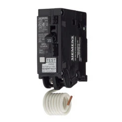 Siemens 1-Pole 120 V AC GFCI Circuit Breaker - 20 A Rated